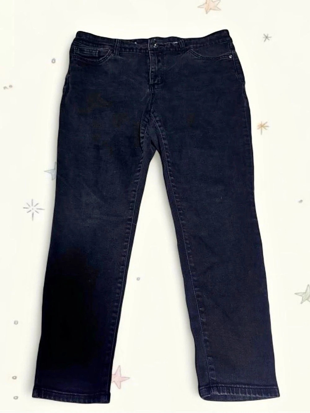 St John bays Skinny Leg Black Skinny Jeans Waist 12P